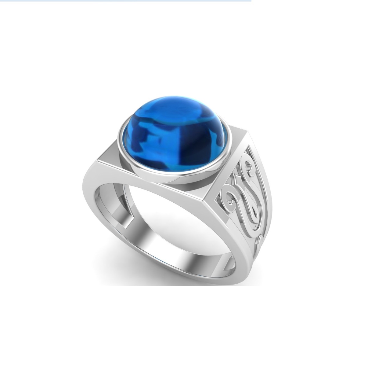 Bague lapis lazuli argent Barcelona